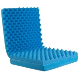 DMI Egg Crate Sculpted Foam Seat Cushion with Full Back, Blue - $19.53 MSRP