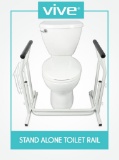 Vive Stand Alone Toilet Rail - $59.99 MSRP