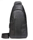 Genuine Leather Sling Bag For Men Women Sling Backpack - $16.99 MSRP