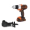 BLACK+DECKER MATRIX 20V MAX Lithium Drill/Driver Recip. Saw Attachment BDCDMT120DRC - $58.00 MSRP