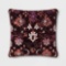 Woven Floral Square Throw Pillow Berry - $7.96 MSRP