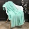 PILLOWFORT SOLID MINT Green Plush Blanket Twin - $15.00 MSRP