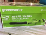 Greenworks 350 CFM/100 MPH Cordless Jet Blower