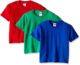 Jerzees Youth 3-Pack Crew Tee Shirt $10.22 MSRP