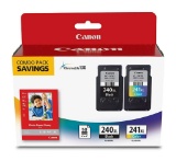 Canon PG-240XL/CL-241XL with Photo Paper 50 Sheets $47.13 MSRP