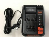 Black+Decker 2 Amp Fast Charger (BDCAC202BW) - $48.86 MSRP