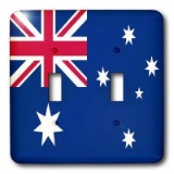 3dRose LLC lsp_4559_2 Australian Flag, Double Toggle Switch - Switch $12.55 MSRP