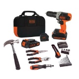 20V MAX* Cordless Drill/Driver + 54 Piece Project Kit - $74.95 MSRP