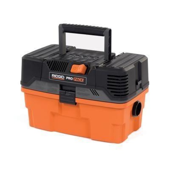 Ridgid WD4522 4.5 Gallon Pro Pack Portable Wet/Dry Vacuum $92.03 MSRP