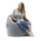 Big Joe Milano Bean Bag Chair, Gray Plush $40.48 MSRP