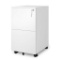 DEVAISE 2-Drawer Mobile File Cabinet with Lock, Commercial Vertical Cabinet in White - $145.99 MSRP
