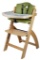 Abiie Beyond Wooden High Chair w/ Tray (6 Mos. to 250 Lb)(Natural Wood - Olive Cushion) $194.95 MSRP