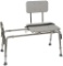 DMI Tub Transfer Bench and Sliding Shower Chair Made of Heavy Duty Non Slip Aluminum - $99.99 MSRP