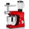COSTWAY 3 In 1 Upgraded Stand Mixer with Stainless Steel Bowl Blender (Red) - $125.99 MSRP