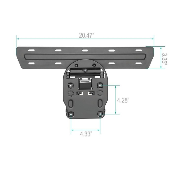 WALI Samsung Micro Gap TV Wall Mount Bracket Exclusively 2017 version (TMSA001) - $48.99 MSRP