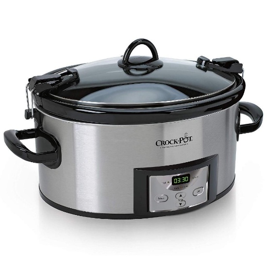 Crock-Pot SCCPVL610-S-A 6-Quart Cook & Carry Programmable Slow Cooker - $35.47 MSRP