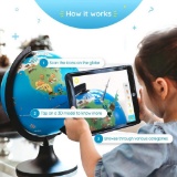 Shifu Orboot (App Based): Augmented Reality Interactive Globe for Kids, Educational Toy $50 MSRP
