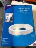 Carex Hinged Raised Toilet Elevator for Elongated Bowls,$42 MSRP