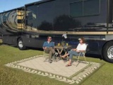 Patio Mat Indoor Outdoor Rv 9'x12' Reversible Camping Picnic Rug Carpet(Classic Leaf)$70.00 MSRP