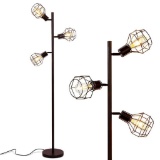 Brightech - Robin LED Industrial Floor Lamp for Living Room ? Rustic, Black - $79.99 MSRP