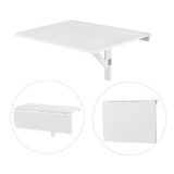 Costway Wall-Mounted Drop-Leaf Table Folding Kitchen Dining Table Desk HW60337 - $129.95 MSRP