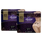 Always Discreet Boutique, Underwear for Women, Disposable, Maximum X-Large 16 Ct. 2Pack $35.99 MSRP
