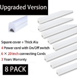 (Pack of 8) Hypergiant LED T5 Integrated Single Fixture 2200lm,4000K (Daylight Glow),20W $57.99 MSRP