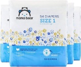 Mama Bear Diapers Size 1, 216 Count, Bears Print (4 packs of 54) - $35.14 MSRP