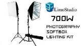 LimoStudio 700W Photo Video Studio Soft Box Lighting Kit, AGG814 - $74.74 MSRP