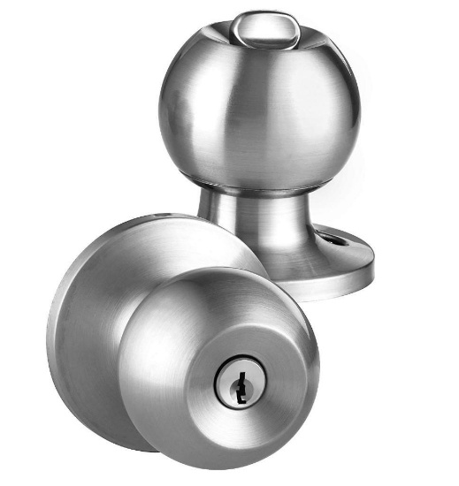 AMG and Enchante Accessories, Entry Ball Door Knob, Stainless Steel, $14 MSRP