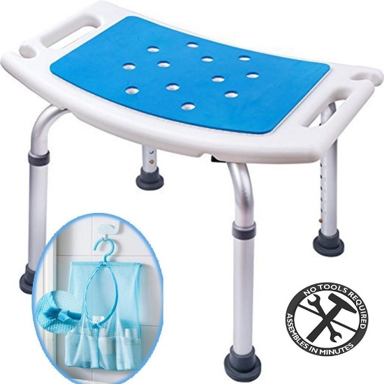 Medokare Shower Stool with Padded Seat, $38 MSRP