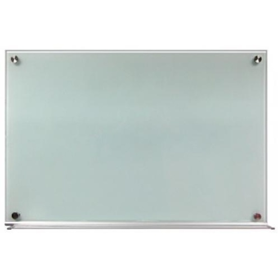 Wall mounted glass white board