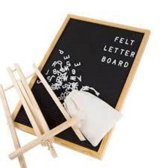 JumpOff Jo Changeable Felt Letter Board with Easel - $19.99 MSRP