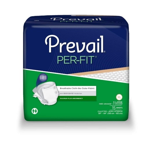 Prevail Per-Fit Adult Briefs, Size X-Large - $38.91($0.04 / Count) MSRP