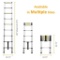 Growneer Aluminum Telescoping Ladder 8.5 ft, Max Reach 12 ft - $69.99 MSRP
