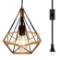LuFun Industrial Plug in Pendant Light,Plug in Hanging Lamp - $39.90 MSRP