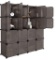 Langria 16 Cube Organizer Toys, Transparent Brown $69.99 MSRP