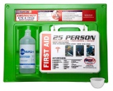 Rapid Care First Aid 661755 16 Oz. Eye Wash Station with First Aid Kit for 25 Person - $36.98 MSRP