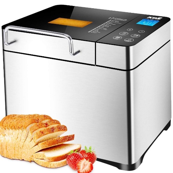 KBS Bread Machine, Automatic 2LB Bread Maker with Nuts Dispenser - $129.99 MSRP