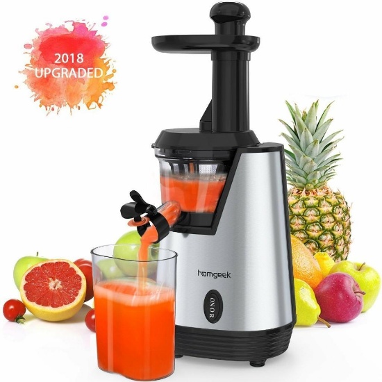 Homgeek Juicer Slow Masticating Juicer Extractor, Cold Press Juicer Machine - $125.94 MSRP