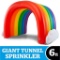 BigMouth Inc Giant Inflatable Tunnel Sprinkler, Kids Run Through Sprinkler (Rainbow) $99.99 MSRP