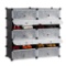 Langria 10-Cube DIY Shoe Rack, Storage Drawer Unit Multi Use Modular Organizer $42.99 MSRP