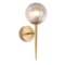 Bokt Glass Ball Wall Sconces Antique Gold Material Body Wall Mounted Light 1 Light Mid $52.88 MSRP
