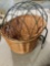 Wooden Wicker Woven Basket