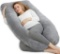 U Shaped Pregnancy Body Pillow with Zipper Removable Cover