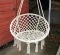 Round White Mesh Handing Hammock Chair