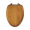 Natural Reflections Natural Oak Wood Elongated Toilet Seat - $30.99 MSRP