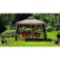 WallEc(TM) Sunjoy L-GZ098PST-1B - Double Roof Canopy Weist Gazebo with Mosquito Netting $138.99 MSRP