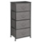 mDesign Vertical Dresser Storage Tower 4 Drawer Charcoal (00118MDCOEU) - $59.99 MSRP