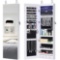 Gissar Full Length Mirror Jewelry Cabinet, 6 LEDs Jewelry Armoire Wall Mounted $115.99 MSRP